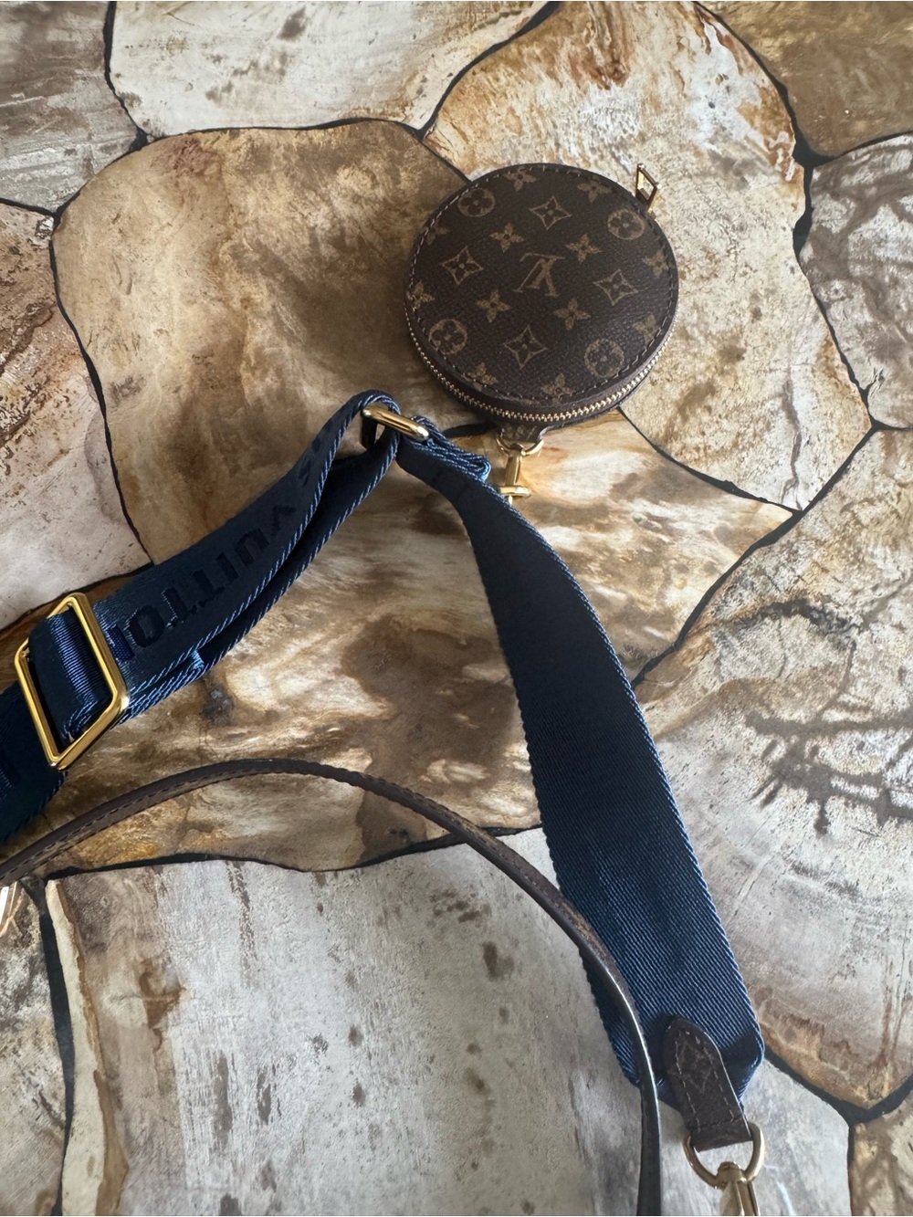Louis Vuitton Deep Navy Quilted Monogram Puffer Double Strap bag - Picture 3 of 4